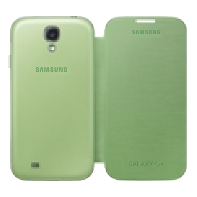 【GALAXY S4 ケース】Samsung純正アクセサリ フリップケース (イエローグリーン)サブ画像