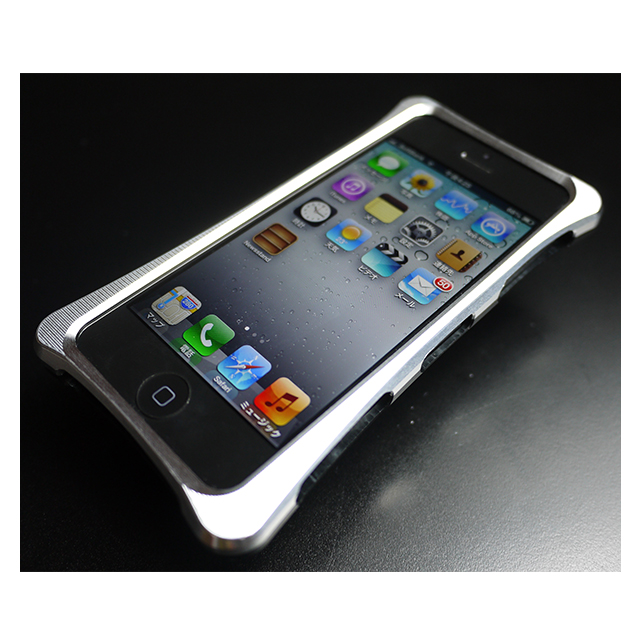 【iPhone5s/5 ケース】Smart Veil TYPE2 (Silver2×Black)サブ画像