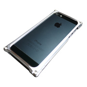 【iPhone5s/5 ケース】Smart HYBRID (Silver1×Silver)