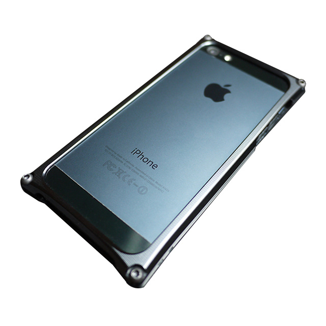 【iPhone5s/5 ケース】Smart HYBRID (Black1×Black)
