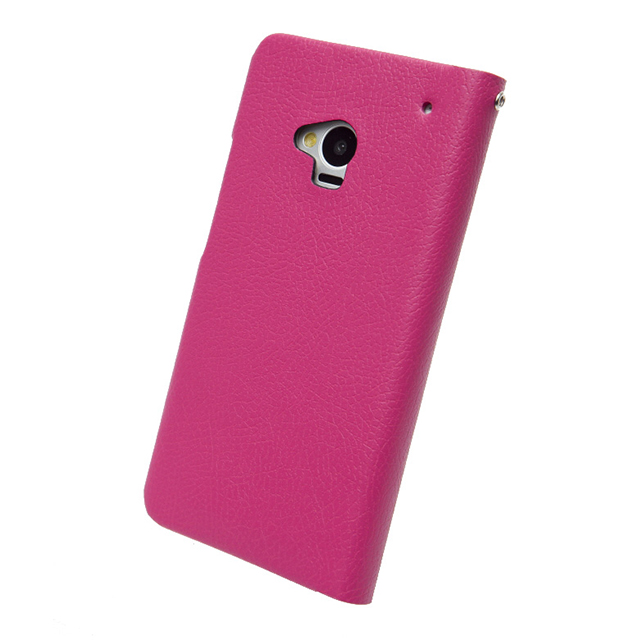 【HTC J One ケース】Masstige E-style Diary(ホットピンク)サブ画像