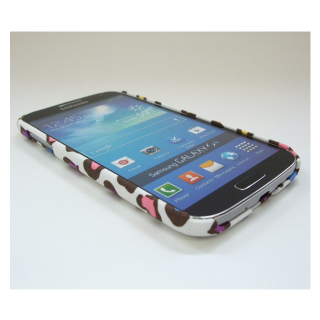 【Galaxy S4 ケース】オリジナルケース! ハート豹 GS4-1301-WH サブ画像