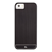 【iPhoneSE(第1世代)/5s/5 ケース】Crafted Case Brushed Alminum, Black / Black