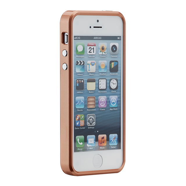 【iPhoneSE(第1世代)/5s/5 ケース】Glam Case (New Design), Rose Goldサブ画像