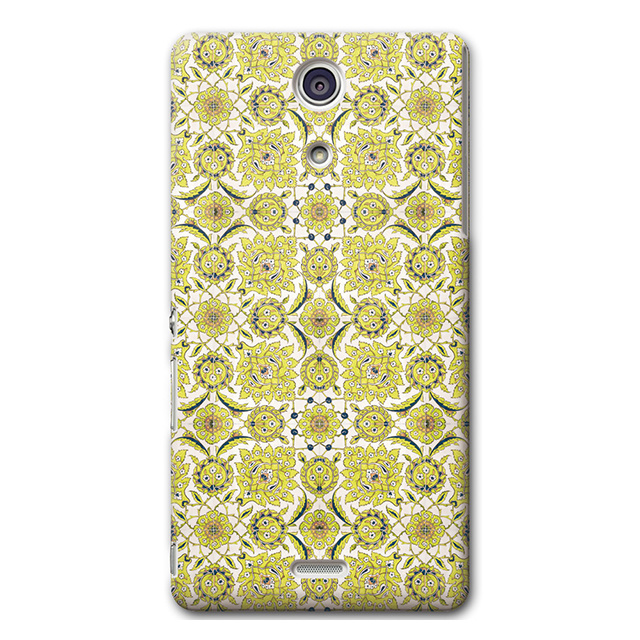 【XPERIA A ケース】CollaBorn Floral patterns09B