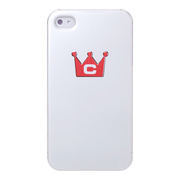 【iPhone4S/4 ケース】CASECROWN BLACK Corset (WH-RE)