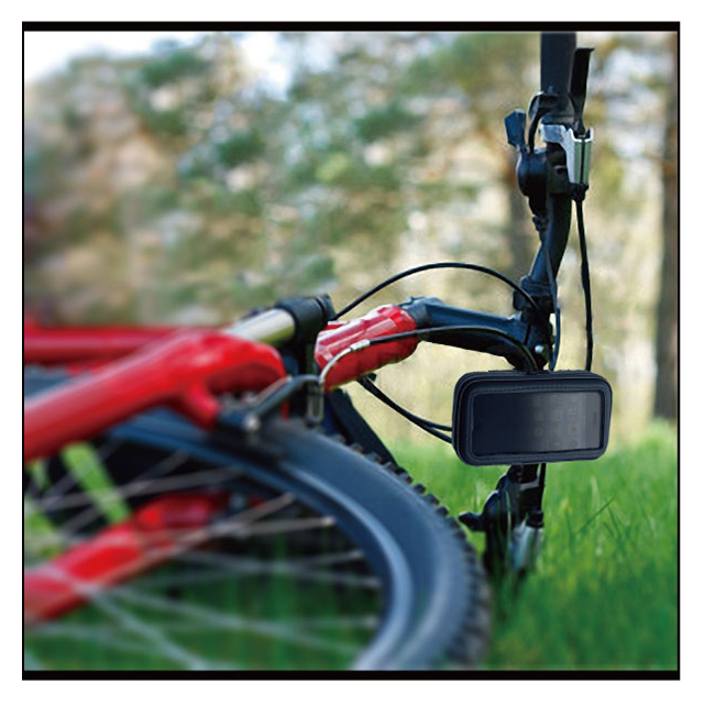 【iPhoneSE(第1世代)/5s/5c/5/4S/4 ケース】自転車＆バイク用ホルダー SMART-250SSサブ画像