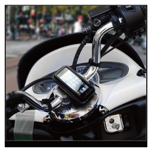【iPhoneSE(第1世代)/5s/5c/5/4S/4 ケース】自転車＆バイク用ホルダー SMART-250SSサブ画像