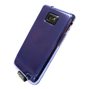 【GALAXY S2 ケース】Metallic Soft Jacket, Purple