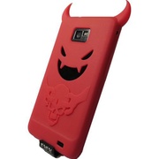 【GALAXY S2 ケース】Satan Silicon Case, Red