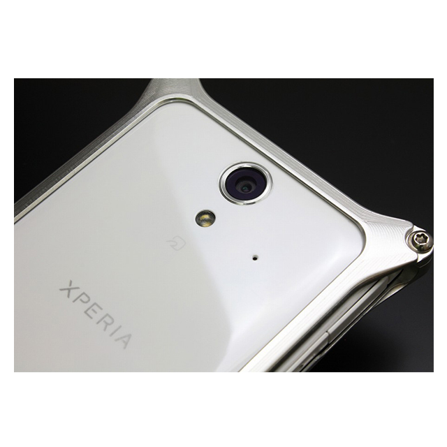 【XPERIA UL ケース】ソリッドバンパー (ブラック)サブ画像