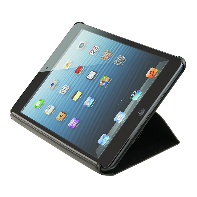 【iPad mini(第1世代) ケース】本革ケース リット(ブラック)サブ画像