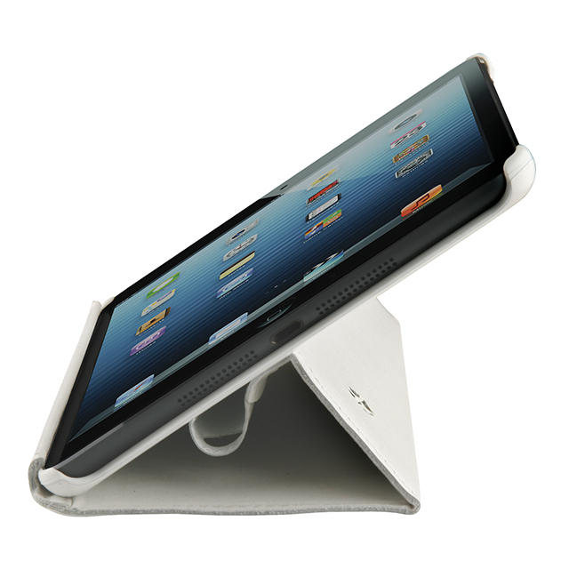 【iPad mini(第1世代) ケース】本革ケース リット(ホワイト)サブ画像