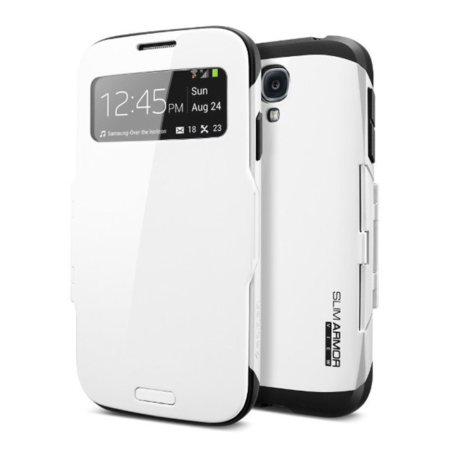 Galaxy S4 ケース アーマー ビュー インフィニティ ホワイト Spigen Iphoneケースは Unicase