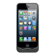 【iPhone5 ケース】PowerSkin BATTERY CASE パススルーAudioケーブル付き(ブラック)