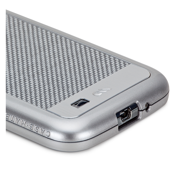 【GALAXY S4 ケース】Crafted Case CARBON FIBER, Silvergoods_nameサブ画像
