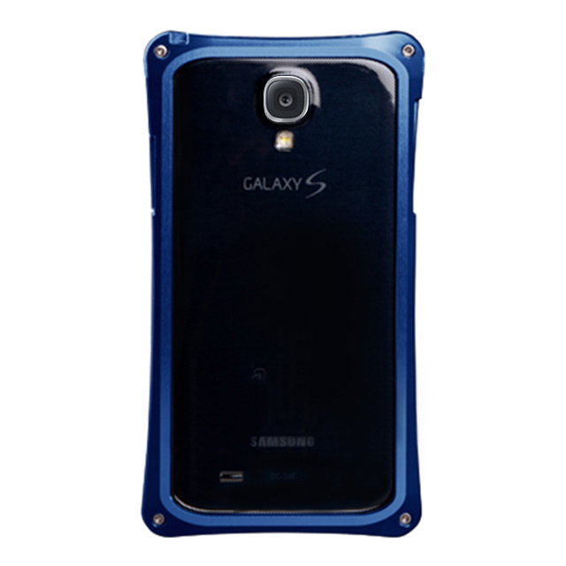 【GALAXY S4 ケース】GX01アルミジャケットバンパー(ブルー)