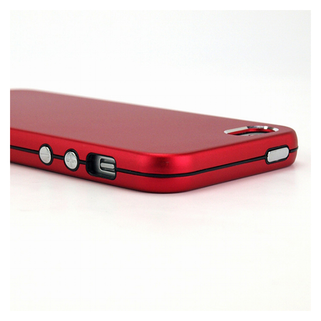 【iPhone5s/5 ケース】ShineEdge Aluminium Case レッドサブ画像