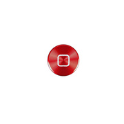 ホームボタンアルミプレート：プレミアム for iPhone/iPad レッドルビー