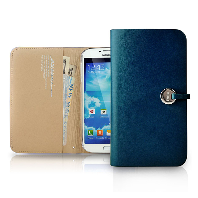 【GALAXY S4 ケース】Leather Arc Wallet Bluegoods_nameサブ画像