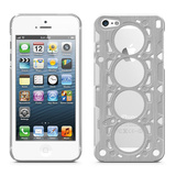 【iPhoneSE(第1世代)/5s/5 ケース】id America Gasket (Silver)