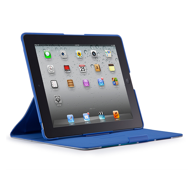 【iPad(第3世代/第4世代) iPad2 ケース】gen FitFolio[ColorBar Arctic Blue]サブ画像