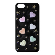 【iPhone5s/5 ケース】candy heart ブラック...