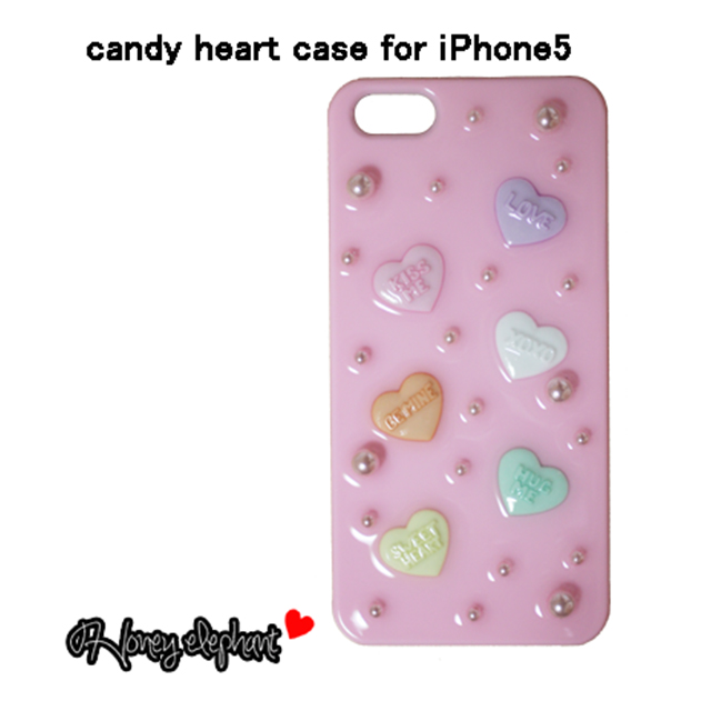 【iPhone5s/5 ケース】candy heart ジェラートピンクgoods_nameサブ画像