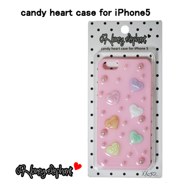 【iPhone5s/5 ケース】candy heart ジェラートピンクサブ画像