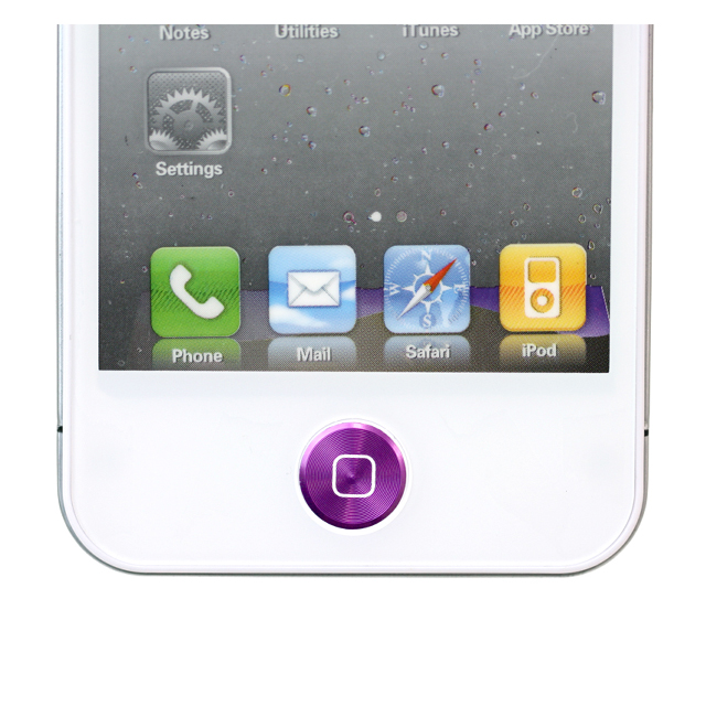 iCharm Home Button Accessory Aluminum(パープル)goods_nameサブ画像