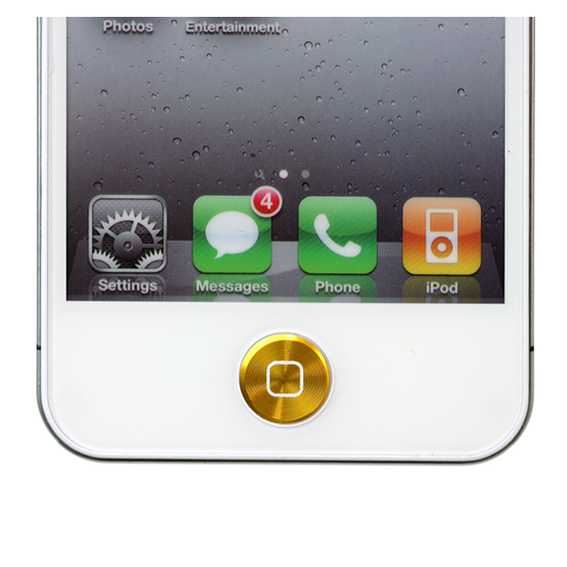 iCharm Home Button Accessory Aluminum(イエロー)サブ画像