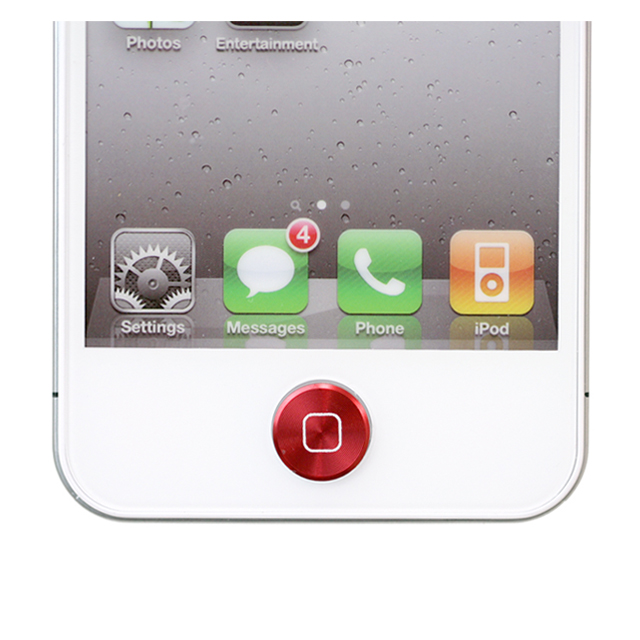 iCharm Home Button Accessory Aluminum(レッド)サブ画像