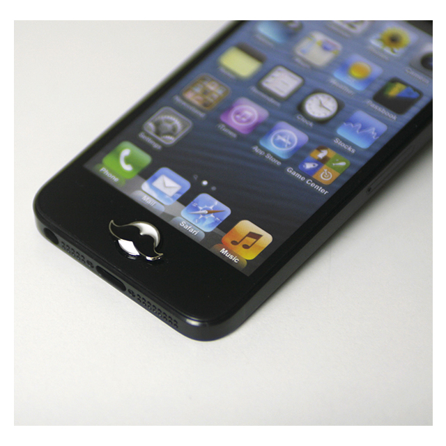 iCharm Home Button Accessory ”Gentleman”シルバー/ブラックサブ画像