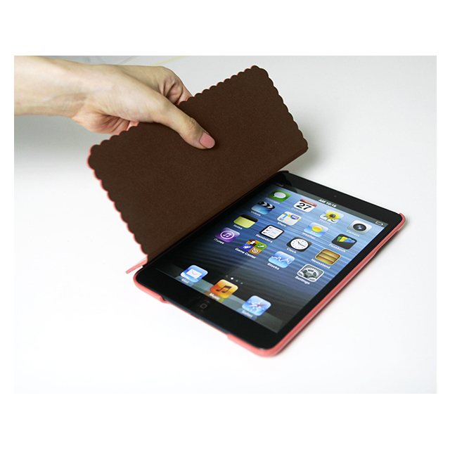 【iPad mini(第1世代) ケース】Sweets Case ”Biscuit”キャメルサブ画像