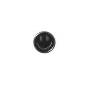 iCharm Home Button Accessory ”Smile”ブラック