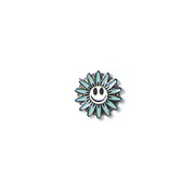 iCharm Home Button Accessory ”Daisy”ブルー