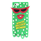 【iPhone5s/5 ケース】MASSAGE WOMAN GLITTER GREEN