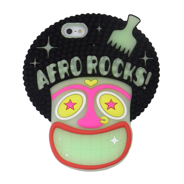 【iPhone5s/5 ケース】TIKI AFRO ROCKS GLOW IN THE DARK