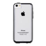 【iPhone5c ケース】Hybrid Tough Naked Case, Clear with Black Bumper