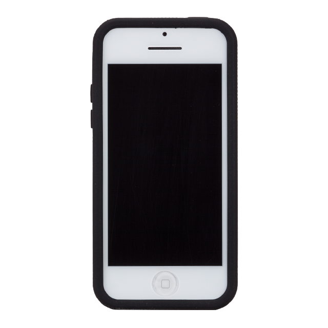 【iPhone5c ケース】Hybrid Tough Case, Black with Black Bumperサブ画像