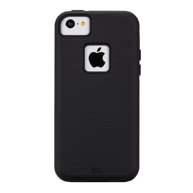 【iPhone5c ケース】Hybrid Tough Case, Black with Black Bumper