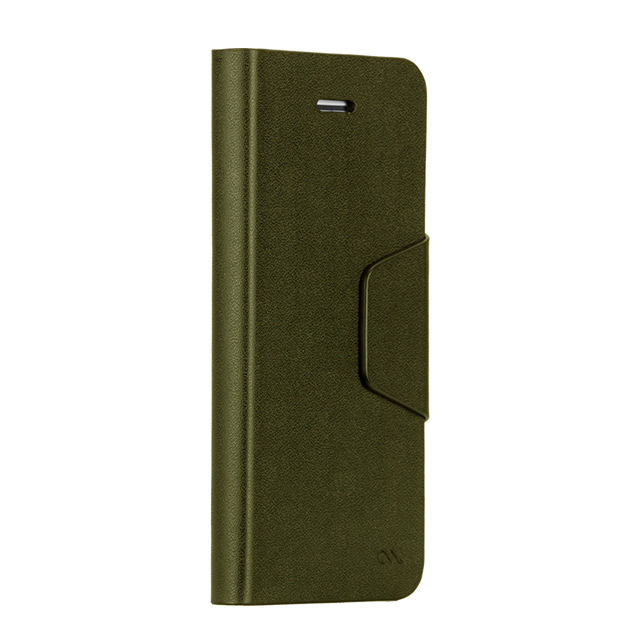 【iPhone5c ケース】Slim Folio Case, Oliveサブ画像