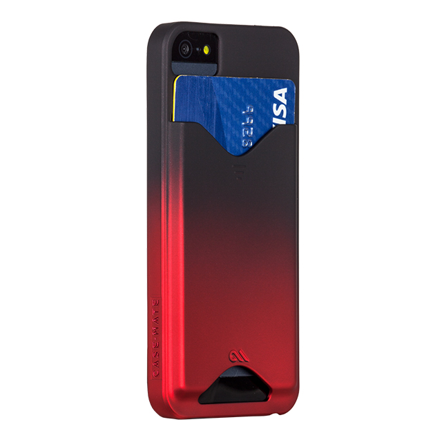 【iPhoneSE(第1世代)/5s/5 ケース】Barely There ID Case Royal Redサブ画像