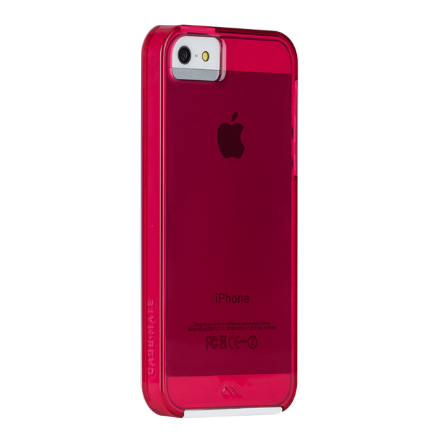 【iPhoneSE(第1世代)/5s/5 ケース】Hybrid Tough Naked Case (Shocking Pink/White)goods_nameサブ画像