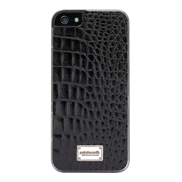【iPhoneSE(第1世代)/5s/5 ケース】Classique Snap Case Leather (Croco Black)goods_nameサブ画像