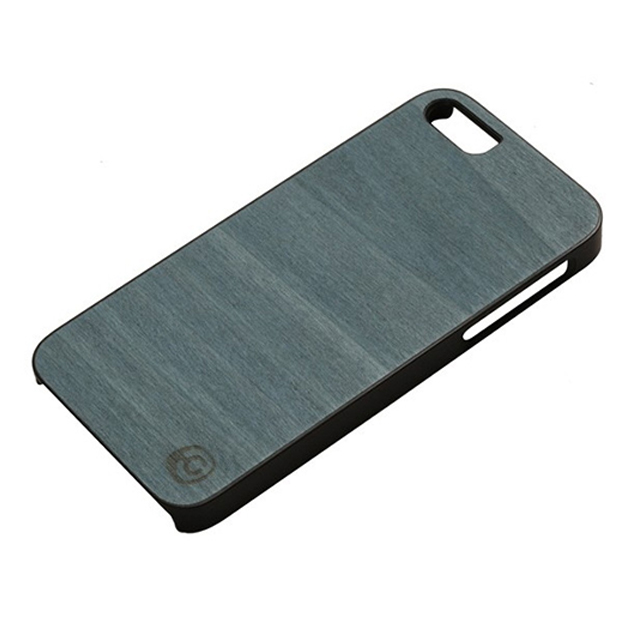 【iPhoneSE(第1世代)/5s/5 ケース】Real wood case Vivid Bolivar blue ブラックフレームgoods_nameサブ画像