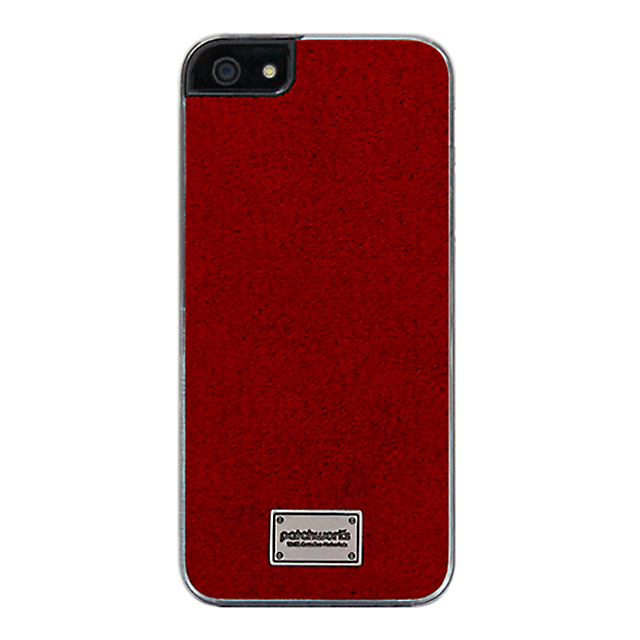 【iPhoneSE(第1世代)/5s/5 ケース】Classique Snap Case Ultra Suede Redサブ画像