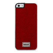【iPhoneSE(第1世代)/5s/5 ケース】Classique Snap Case Ultra Suede Red
