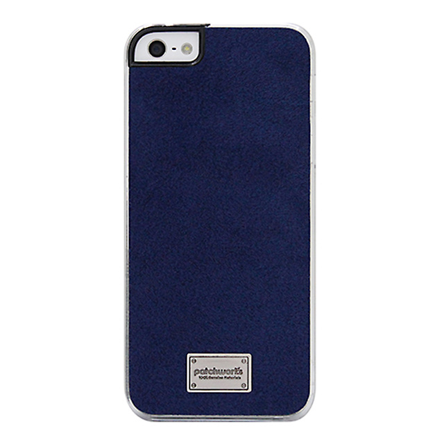 【iPhoneSE(第1世代)/5s/5 ケース】Classique Snap Case Ultra Suede Blue