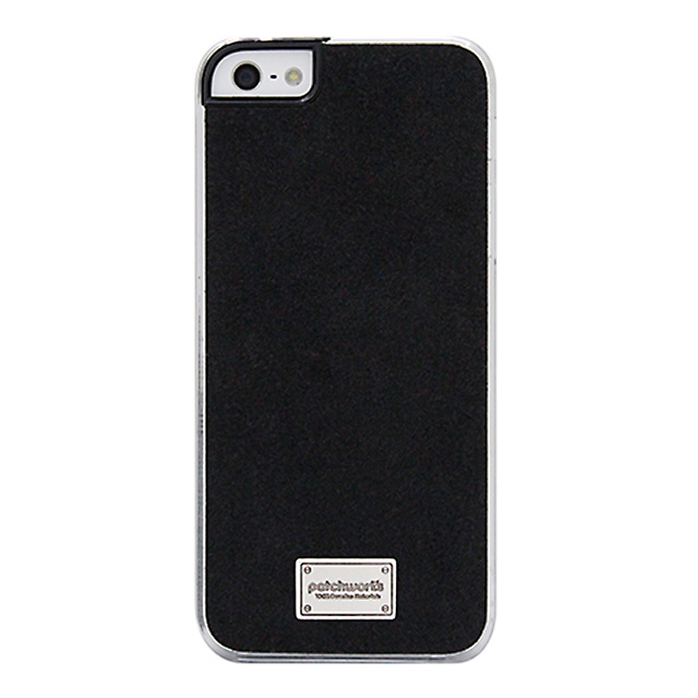 【iPhoneSE(第1世代)/5s/5 ケース】Classique Snap Case Ultra Suede Black
